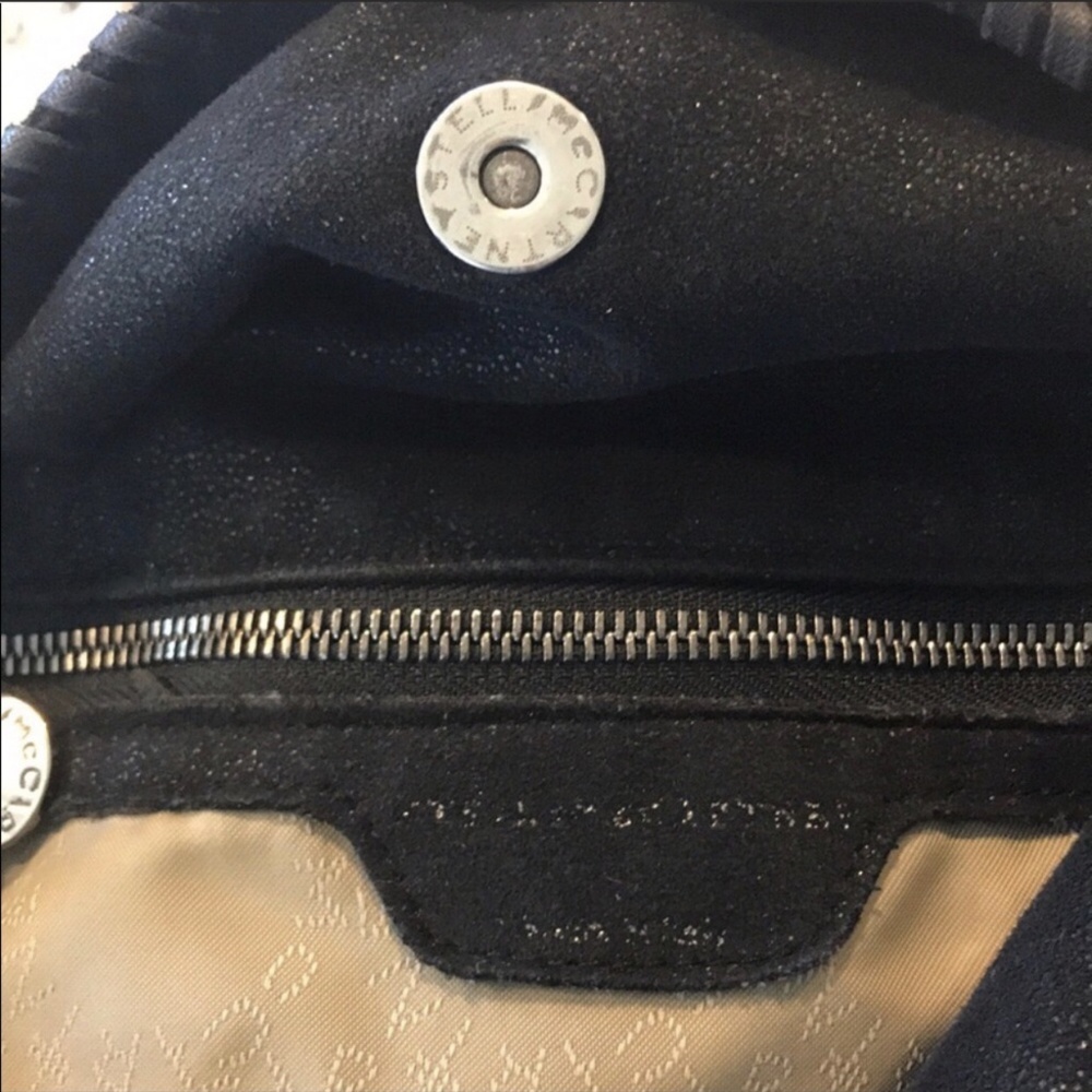 Stella Falabella Large Black Shoulder Bag Hobo - Picture 5 of 8